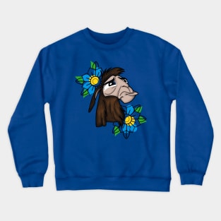 Sad Kuzco Llama Crewneck Sweatshirt